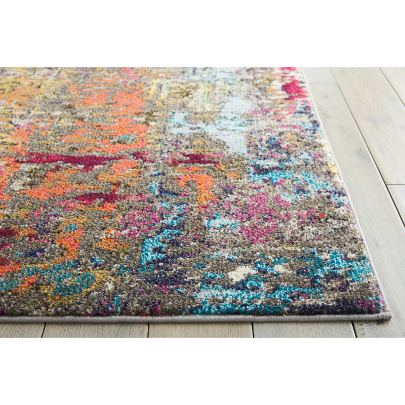 Trent Austin Lucrezia Green/Beige/Orange Rug & Reviews Wayfair.co.uk